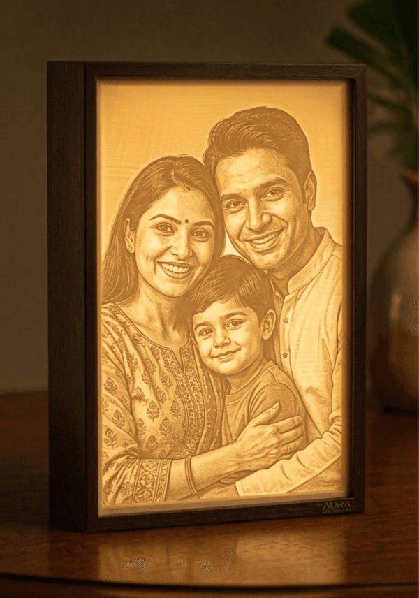 CSNStore.in custom lithophane light box – personalised family photo glowing portrait wireless rechargeable Type-C fast charging- warm white CSNStore.in custom lithophane light box – personalised family photo glowing portrait wireless rechargeable Type-C fast charging- warm white