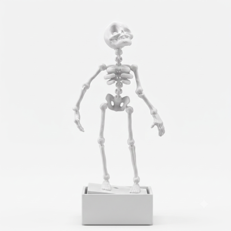 Dancing Skeleton Aquarium Diver — Bubbling Ornament